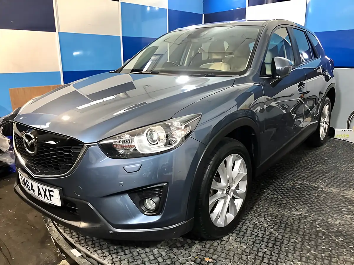 Used 2015 Mazda CX-5 Sport Nav Blue Reflex Mica - Front View