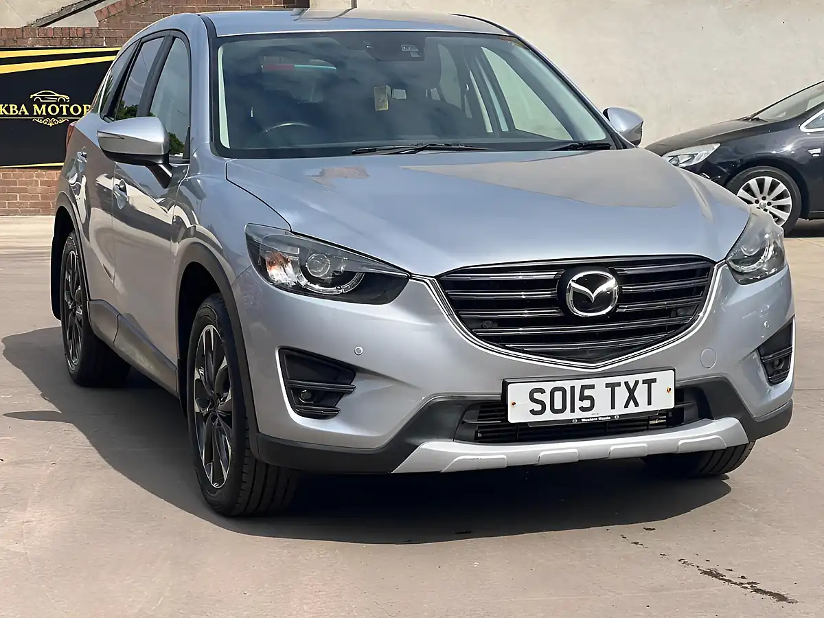 Used 2015 Mazda CX-5 Sport Nav Silver - Front View