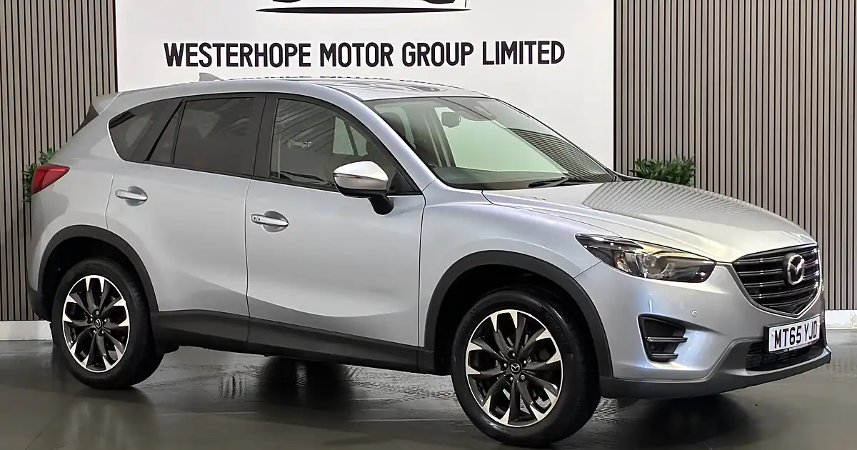 Used 2015 Mazda CX-5 Sport Nav Silver - Front View
