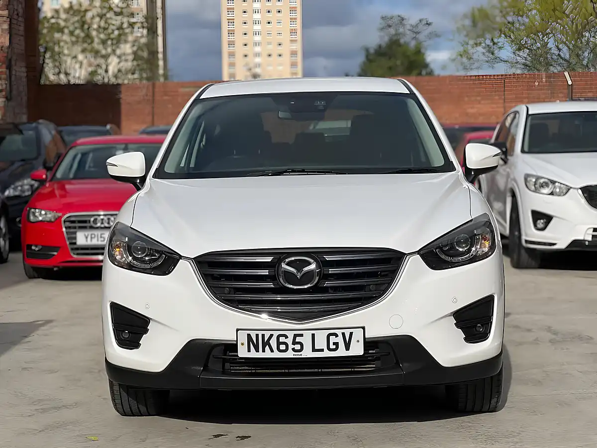 Used 2015 Mazda CX-5 Sport Nav White - Interior and Exterior details 2