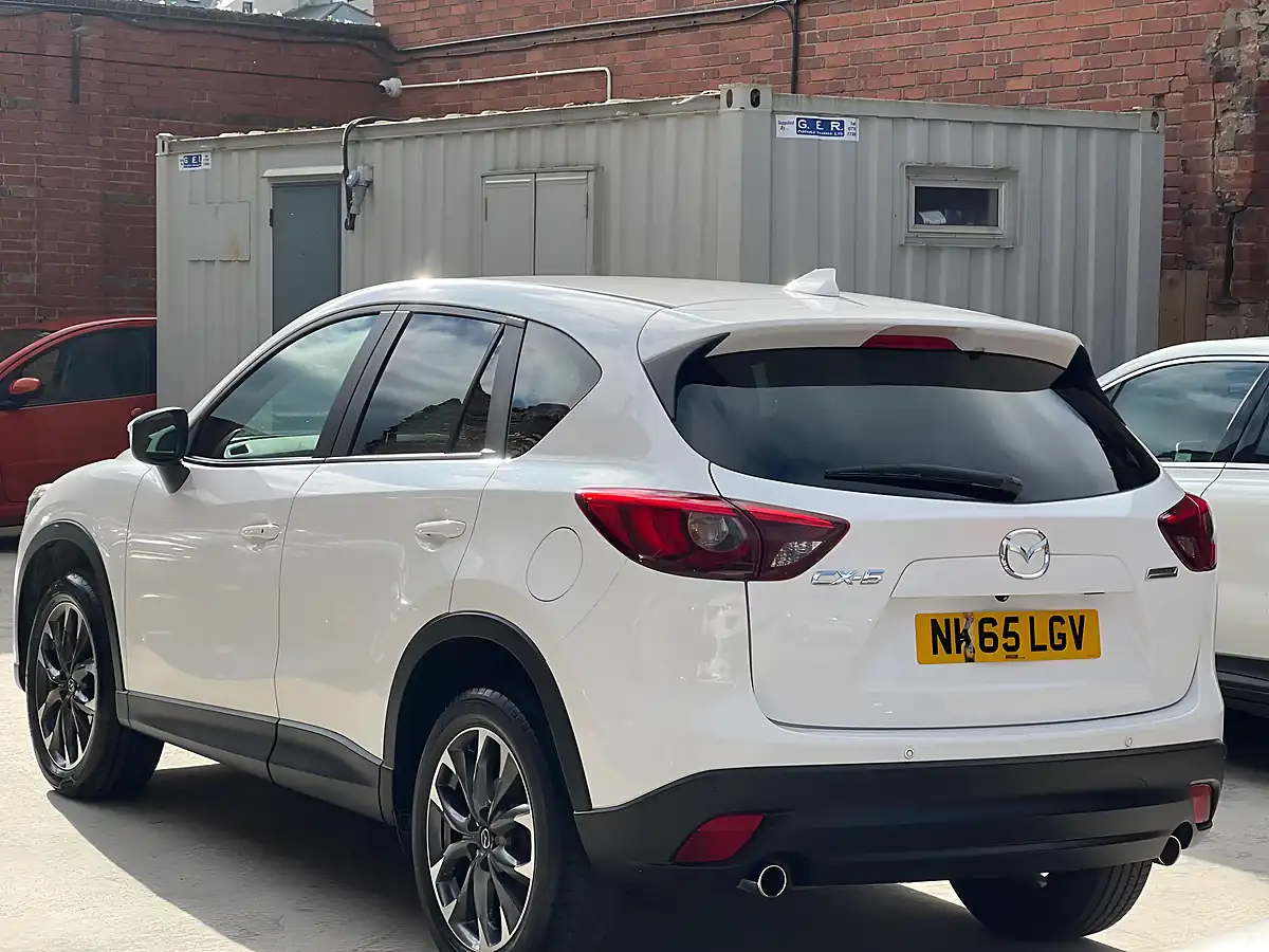 Used 2015 Mazda CX-5 Sport Nav White - Interior and Exterior details 4