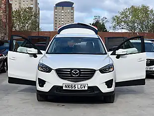 Used 2015 Mazda CX-5 Sport Nav White - Interior and Exterior details 5