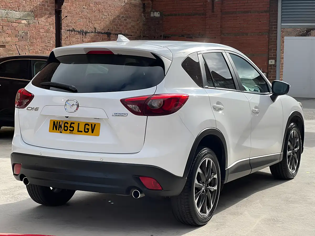 Used 2015 Mazda CX-5 Sport Nav White - Interior and Exterior details 8