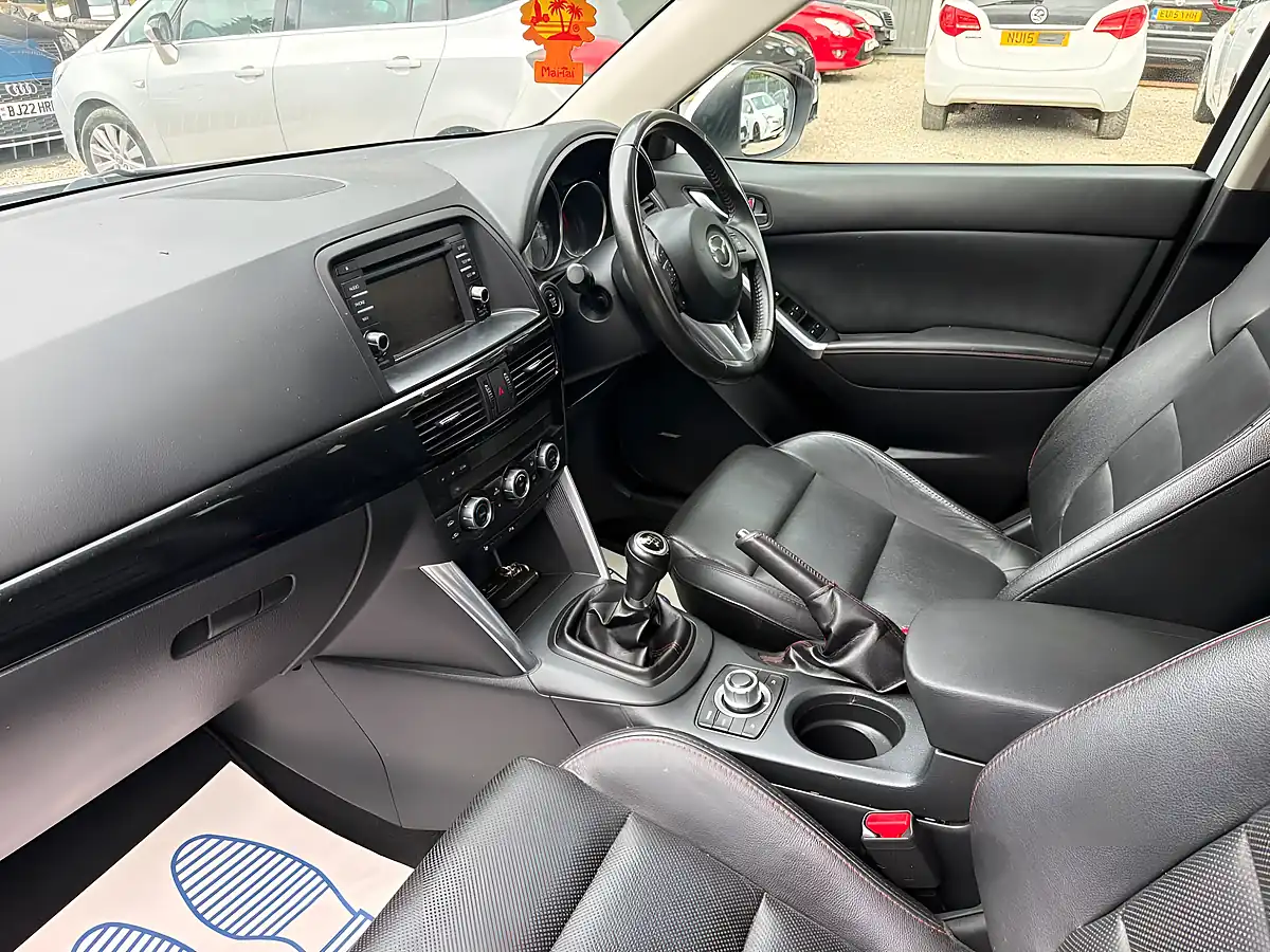 Used 2015 Mazda CX-5 Sport Nav White - Interior and Exterior details 13