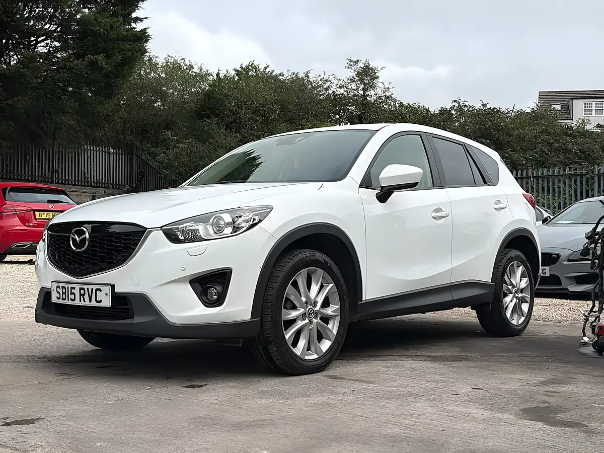 Used 2015 Mazda CX-5 Sport Nav White - Interior and Exterior details 3