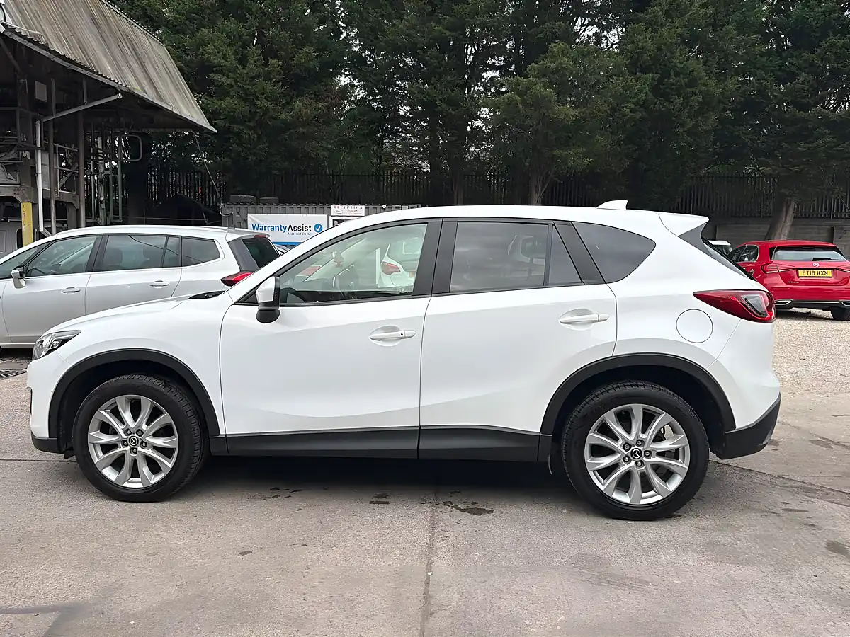 Used 2015 Mazda CX-5 Sport Nav White - Interior and Exterior details 4
