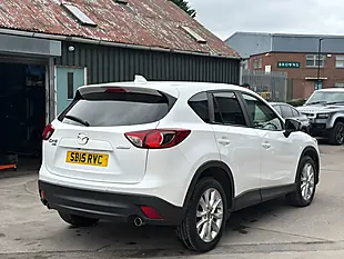 Used 2015 Mazda CX-5 Sport Nav White - Interior and Exterior details 7