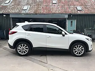 Used 2015 Mazda CX-5 Sport Nav White - Interior and Exterior details 8