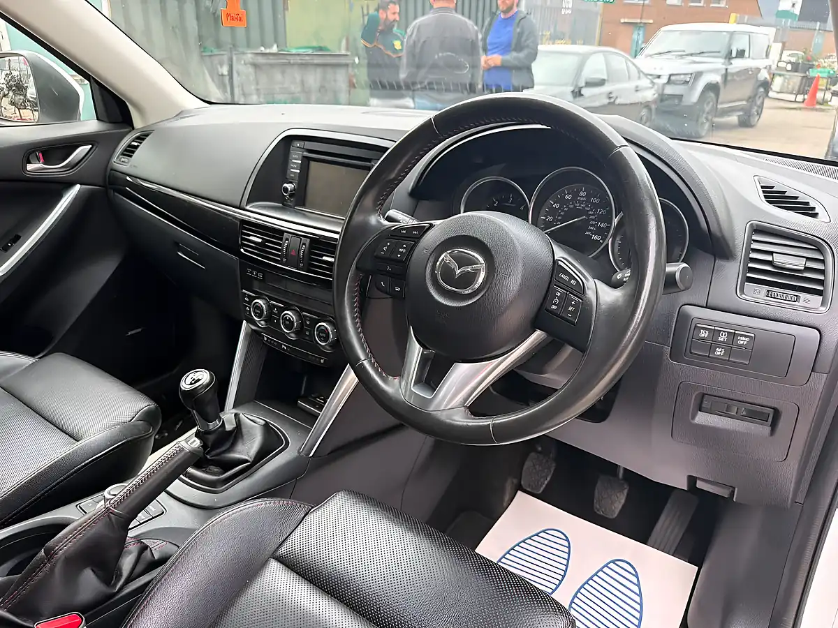 Used 2015 Mazda CX-5 Sport Nav White - Interior and Exterior details 9