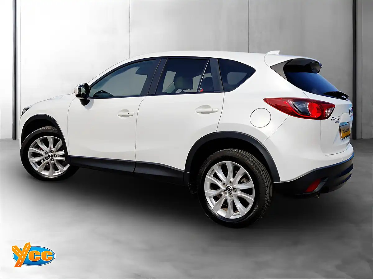 Used 2015 Mazda CX-5 Sport Nav White - Interior and Exterior details 9