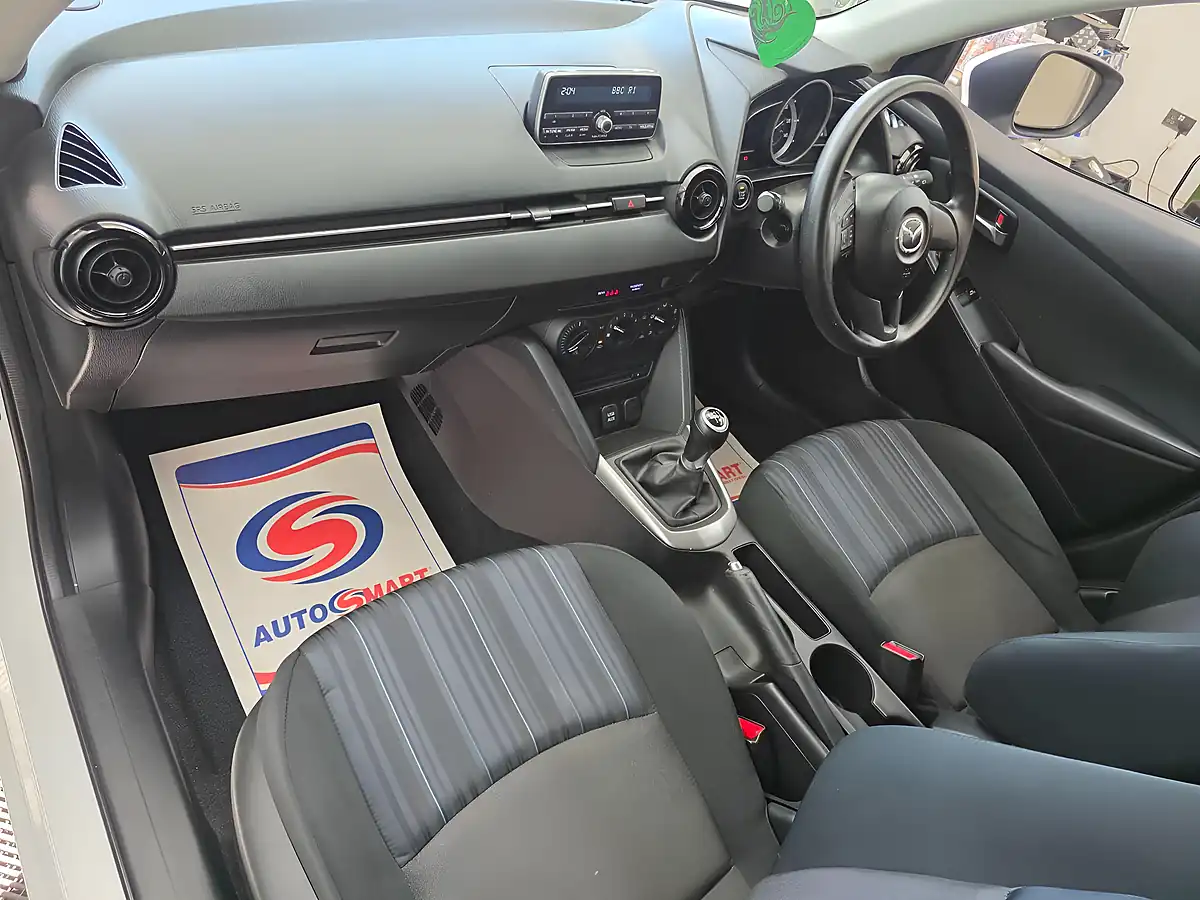 Used 2015 Mazda Mazda2 Se White - Interior and Exterior details 12