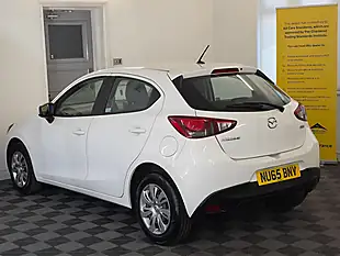 Used 2015 Mazda Mazda2 Se White - Interior and Exterior details 6