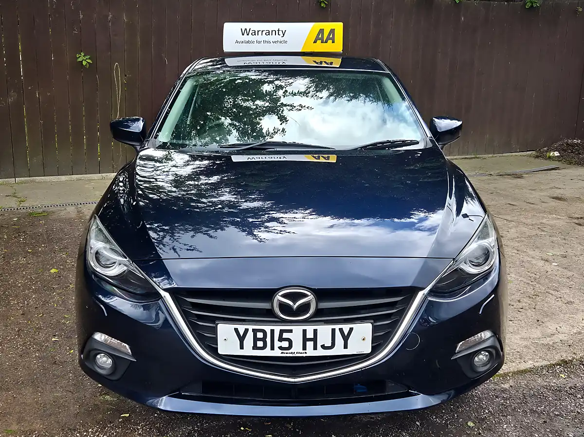 Used 2015 Mazda Mazda3 Se-L Nav Blue - Interior and Exterior details 2