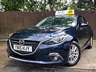 Used 2015 Mazda Mazda3 Se-L Nav Blue - Interior and Exterior details 3