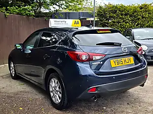 Used 2015 Mazda Mazda3 Se-L Nav Blue - Interior and Exterior details 4