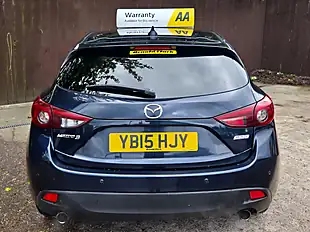 Used 2015 Mazda Mazda3 Se-L Nav Blue - Interior and Exterior details 6
