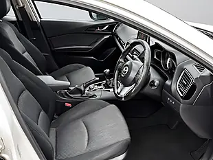 Used 2015 Mazda Mazda3 Se-L White - Interior and Exterior details 2