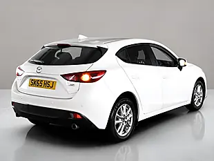 Used 2015 Mazda Mazda3 Se-L White - Interior and Exterior details 5