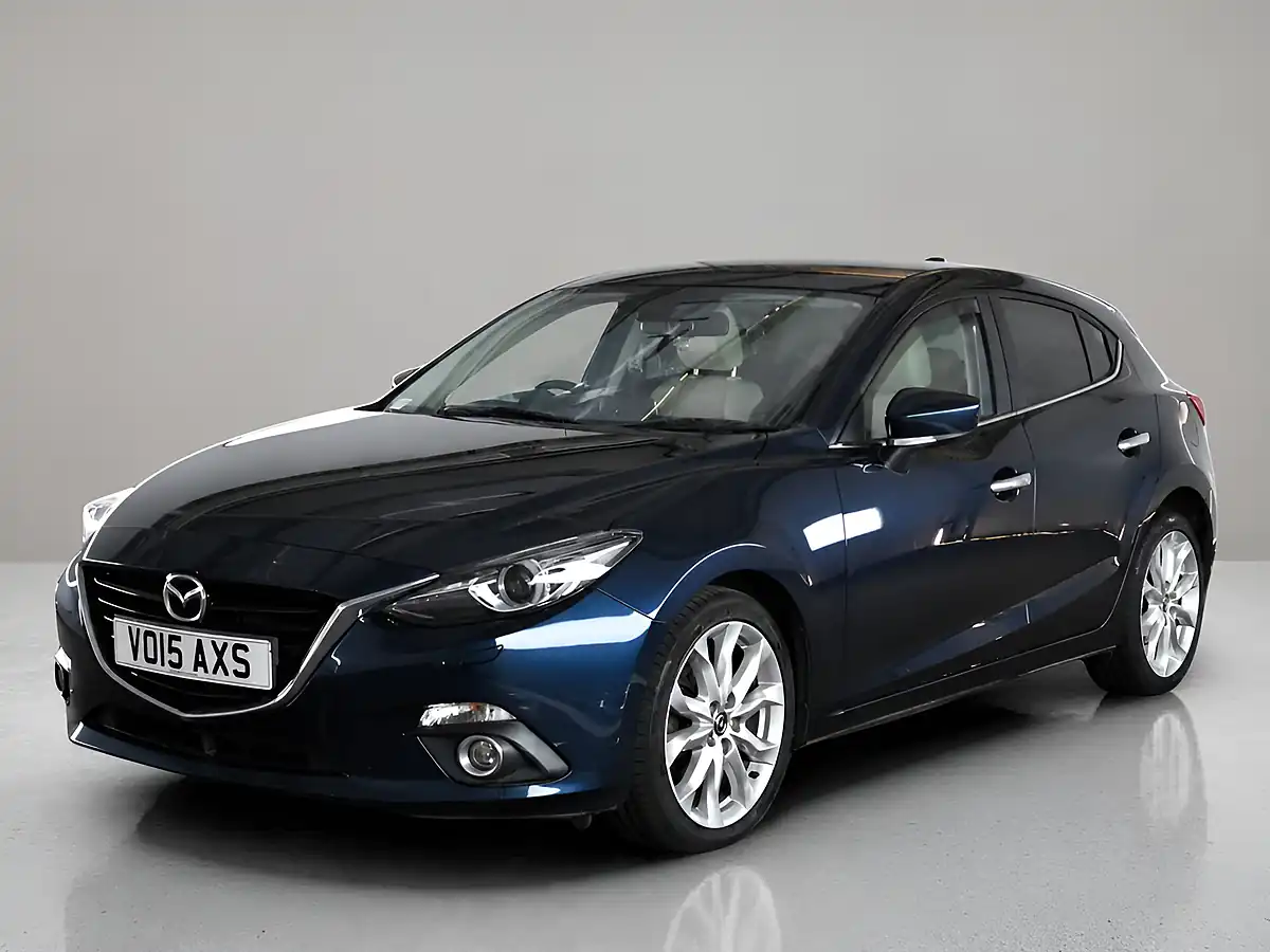 Used 2015 Mazda Mazda3 Sport Edition Blue - Interior and Exterior details 2