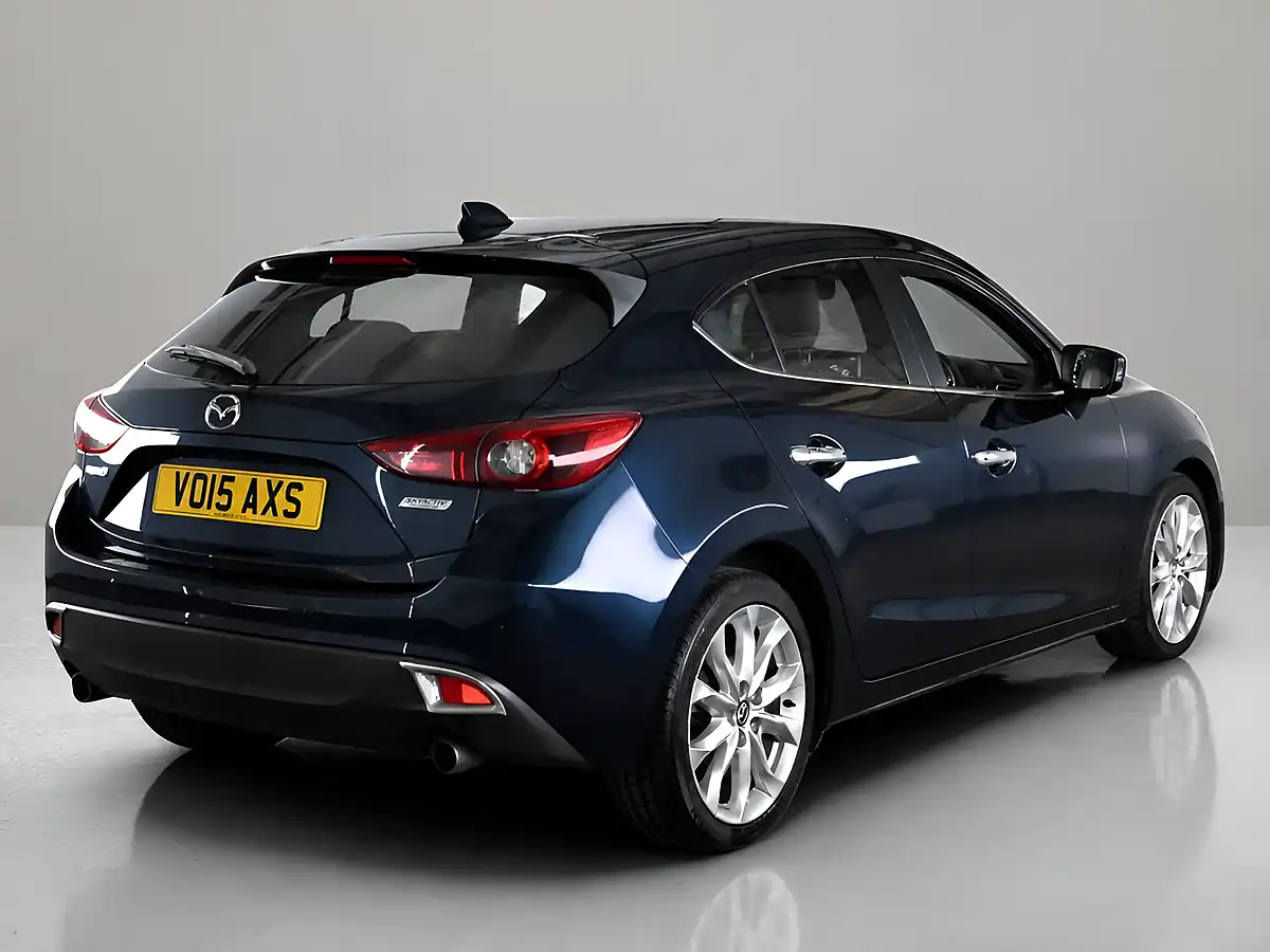Used 2015 Mazda Mazda3 Sport Edition Blue - Interior and Exterior details 3