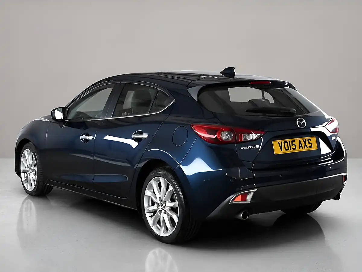 Used 2015 Mazda Mazda3 Sport Edition Blue - Interior and Exterior details 4