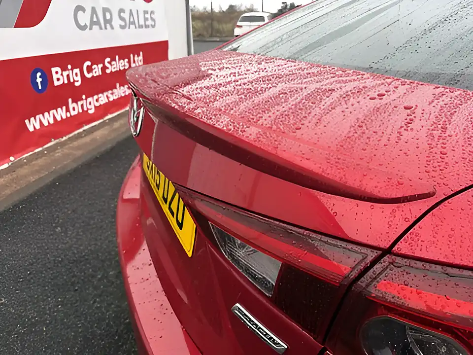Used 2015 Mazda Mazda3 Sport Nav Fastback Red - Interior and Exterior details 10
