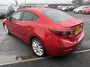 Used 2015 Mazda Mazda3 Sport Nav Fastback Red - Interior and Exterior details 2