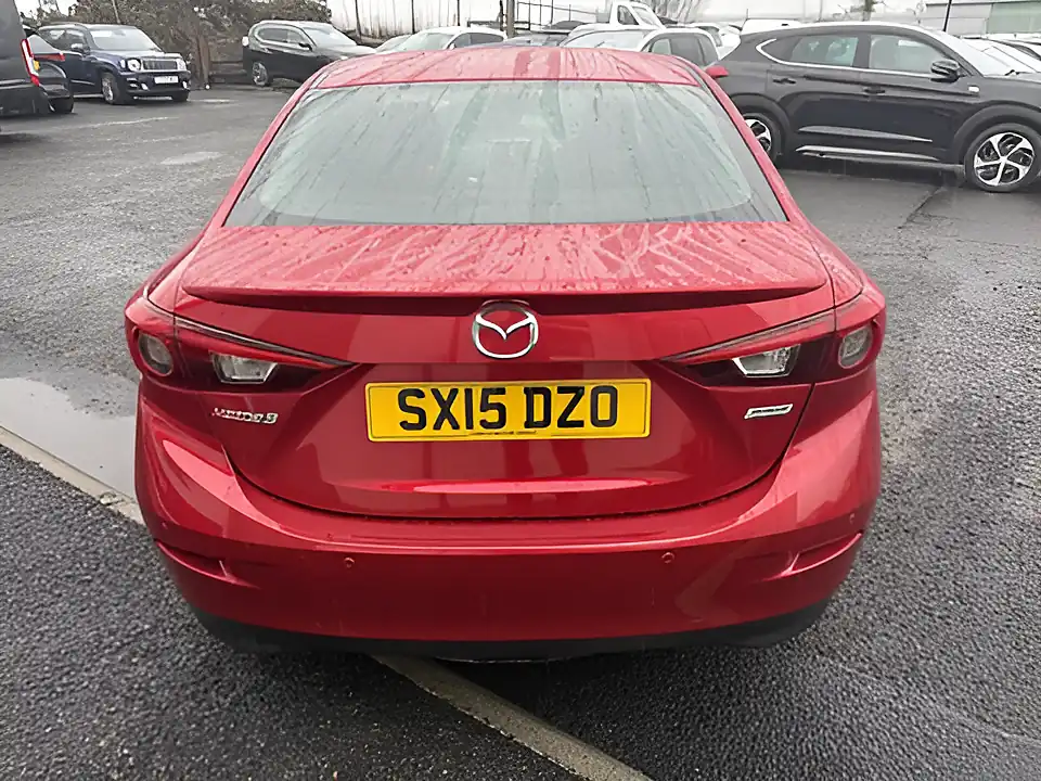 Used 2015 Mazda Mazda3 Sport Nav Fastback Red - Interior and Exterior details 3