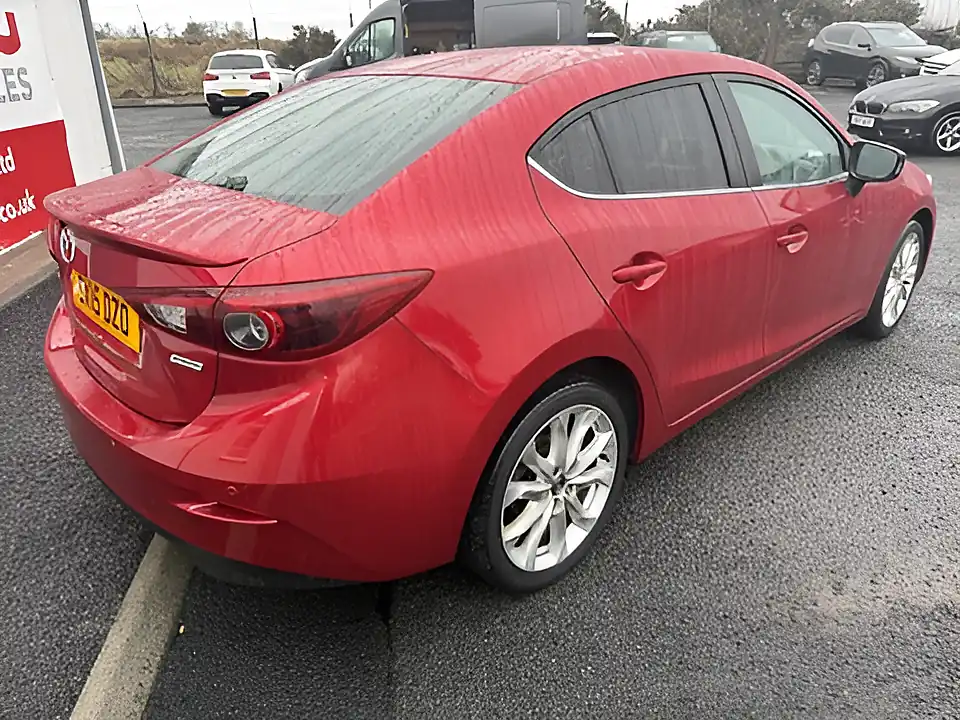 Used 2015 Mazda Mazda3 Sport Nav Fastback Red - Interior and Exterior details 7