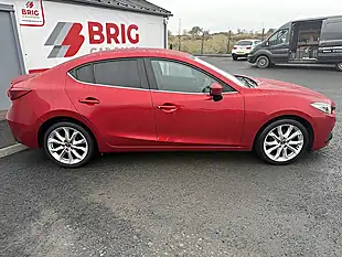 Used 2015 Mazda Mazda3 Sport Nav Fastback Red - Interior and Exterior details 8