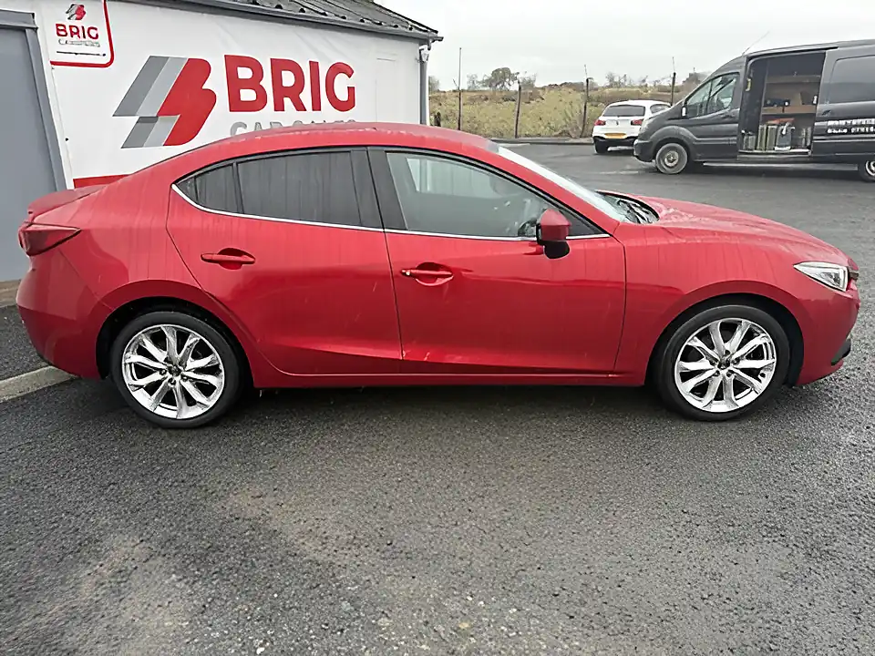 Used 2015 Mazda Mazda3 Sport Nav Fastback Red - Interior and Exterior details 8