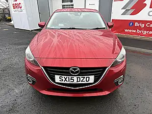 Used 2015 Mazda Mazda3 Sport Nav Fastback Red - Interior and Exterior details 9