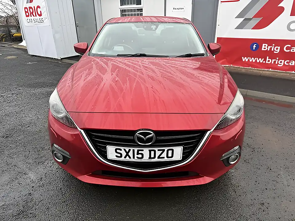 Used 2015 Mazda Mazda3 Sport Nav Fastback Red - Interior and Exterior details 9