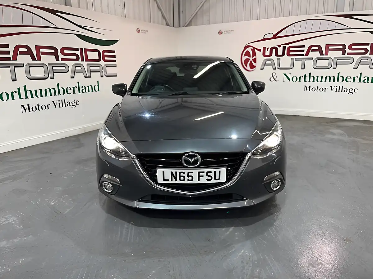 Used 2015 Mazda Mazda3 Sport Nav Grey - Interior and Exterior details 2