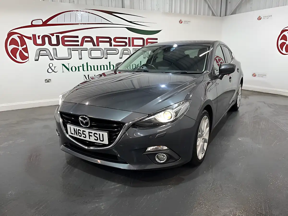 Used 2015 Mazda Mazda3 Sport Nav Grey - Interior and Exterior details 3