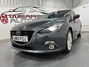 Used 2015 Mazda Mazda3 Sport Nav Grey - Interior and Exterior details 4
