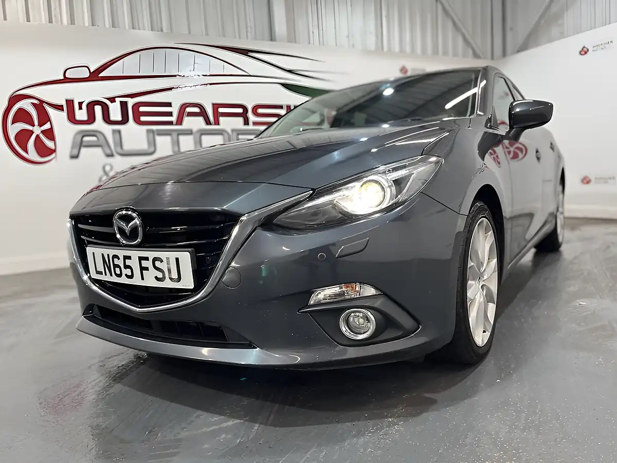 Used 2015 Mazda Mazda3 Sport Nav Grey - Interior and Exterior details 4