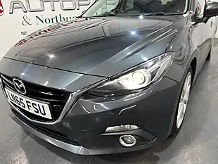Used 2015 Mazda Mazda3 Sport Nav Grey - Interior and Exterior details 5