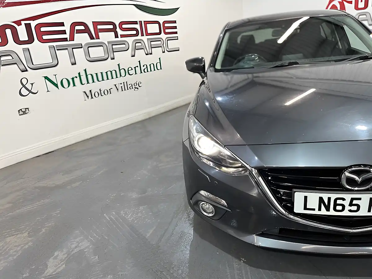 Used 2015 Mazda Mazda3 Sport Nav Grey - Interior and Exterior details 7