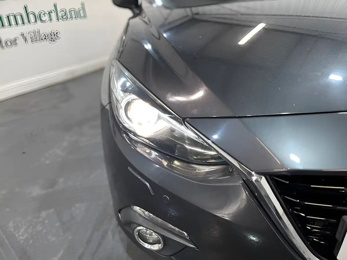 Used 2015 Mazda Mazda3 Sport Nav Grey - Interior and Exterior details 8