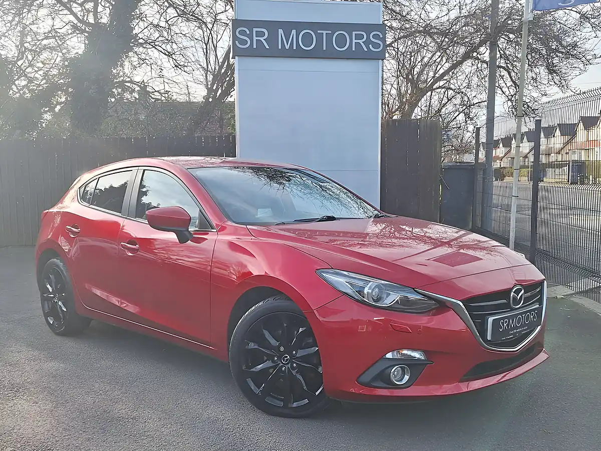 Used 2015 Mazda Mazda3 Sport Nav Red - Front View
