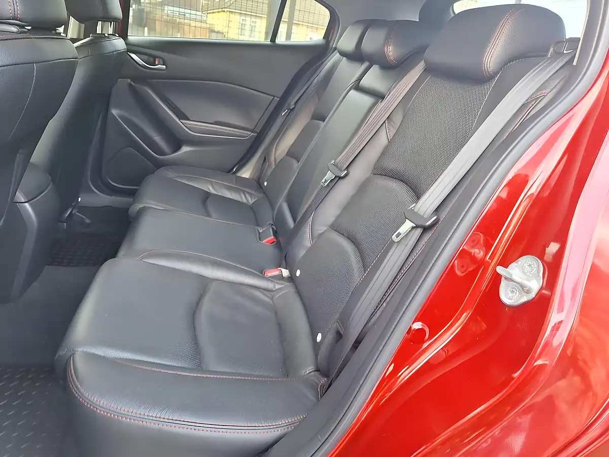 Used 2015 Mazda Mazda3 Sport Nav Red - Interior and Exterior details 10