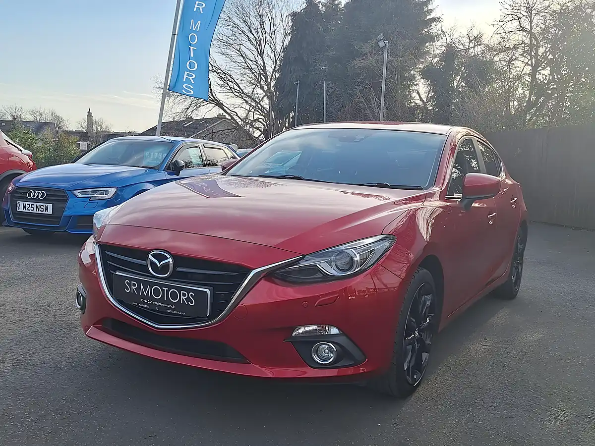 Used 2015 Mazda Mazda3 Sport Nav Red - Interior and Exterior details 3
