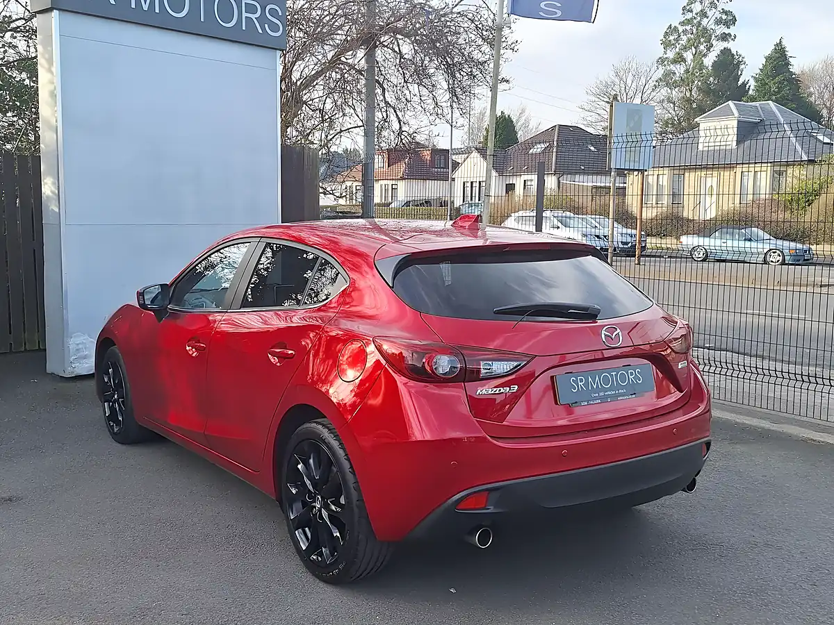 Used 2015 Mazda Mazda3 Sport Nav Red - Interior and Exterior details 4