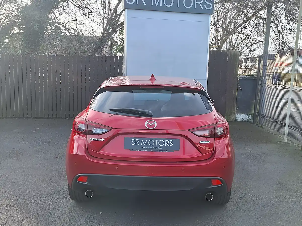 Used 2015 Mazda Mazda3 Sport Nav Red - Interior and Exterior details 5