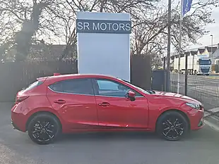 Used 2015 Mazda Mazda3 Sport Nav Red - Interior and Exterior details 6