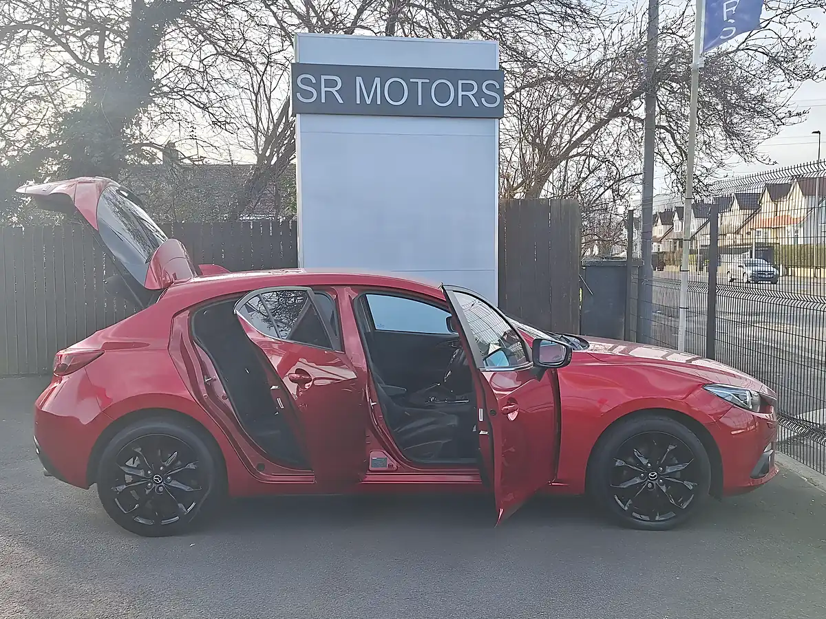 Used 2015 Mazda Mazda3 Sport Nav Red - Interior and Exterior details 7