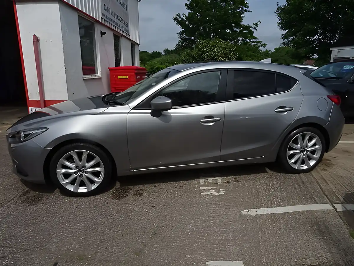 Used 2015 Mazda Mazda3 Sport Nav Silver - Interior and Exterior details 16