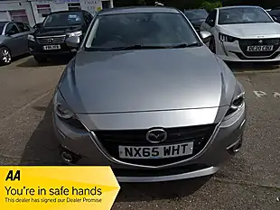 Used 2015 Mazda Mazda3 Sport Nav Silver - Interior and Exterior details 2