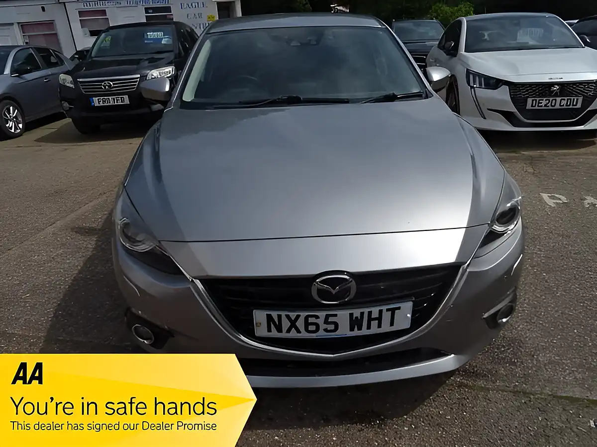 Used 2015 Mazda Mazda3 Sport Nav Silver - Interior and Exterior details 2